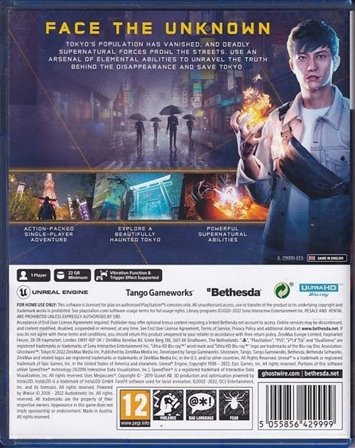 Ghostwire Tokyo - PS5 (A Grade) (Genbrug)